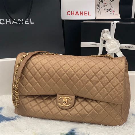 chanel xxl travel classic flap|Chanel single flap jumbo.